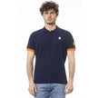 Invicta Blaues Baumwoll-Poloshirt für Herren