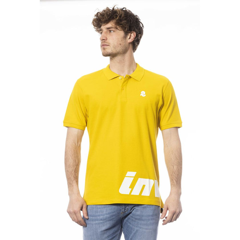 Invicta Herren Poloshirt aus gelber Baumwolle