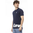 Invicta Blaues Baumwoll-Poloshirt für Herren