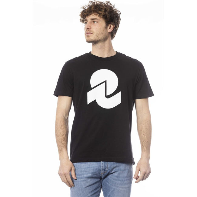 Invicta Schwarzes Baumwoll-T-Shirt für Herren