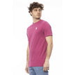 Invicta Lila Baumwolle Männer T-Shirt