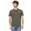 Invicta Grünes Herren-Poloshirt aus Baumwolle