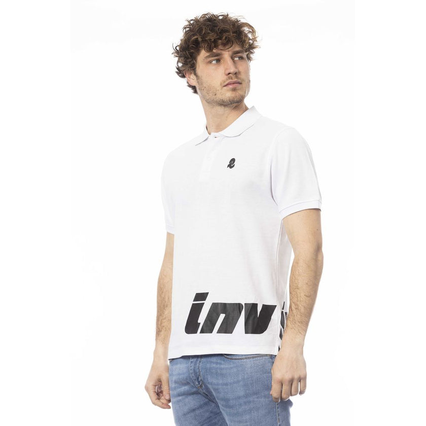 Invicta Weißes Poloshirt aus Baumwolle für Herren