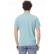 Invicta Hellblaues Baumwoll-Poloshirt für Männer
