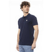 Invicta Blaues Baumwoll-Poloshirt für Herren