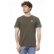 Invicta Grünes Baumwoll-T-Shirt für Herren