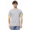 Invicta Graues Baumwoll-T-Shirt für Herren
