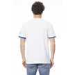 Invicta Weißes Herren-T-Shirt aus Baumwolle