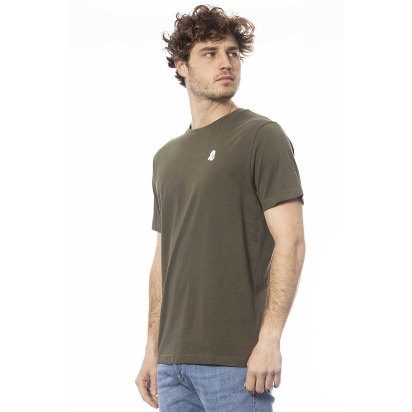 Invicta Grünes Baumwoll-T-Shirt für Herren