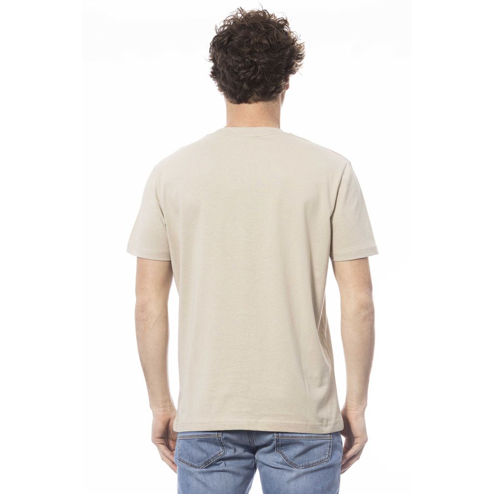 Invicta Beige Baumwoll-T-Shirt für Herren