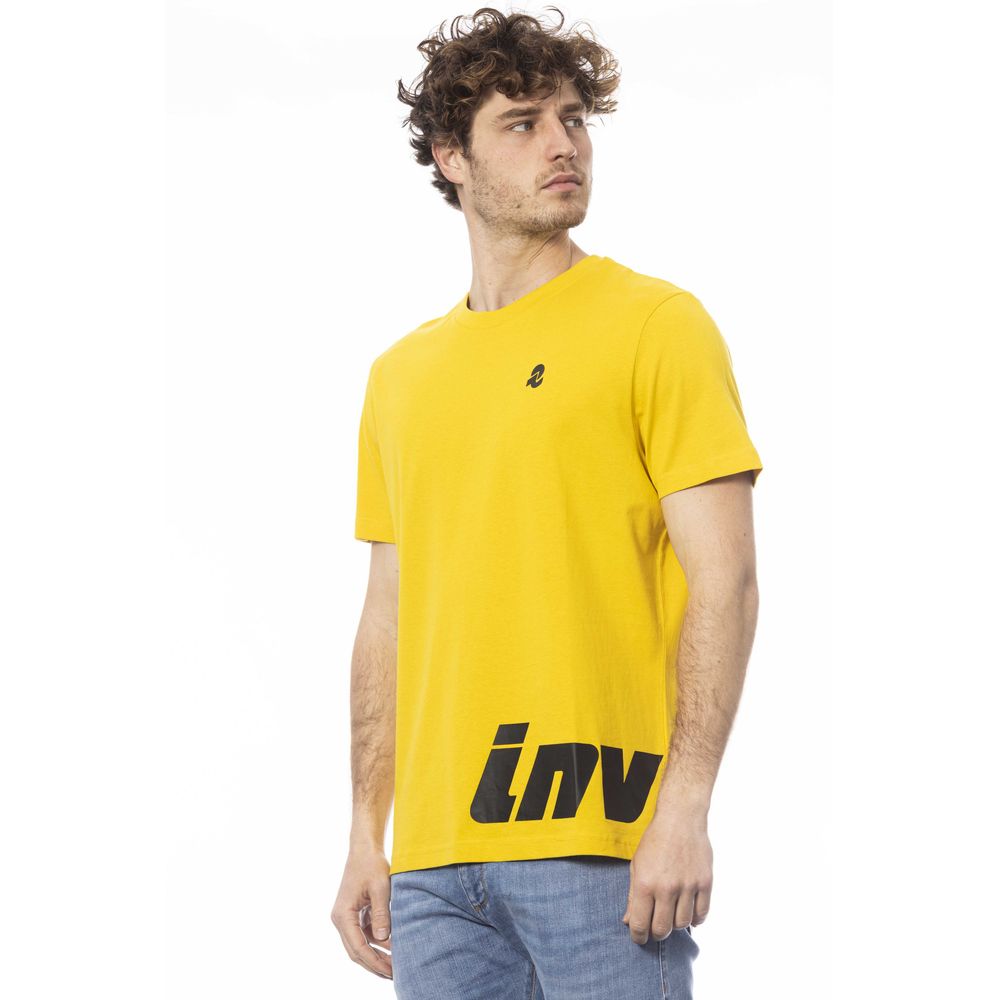 Invicta Herren T-Shirt aus gelber Baumwolle