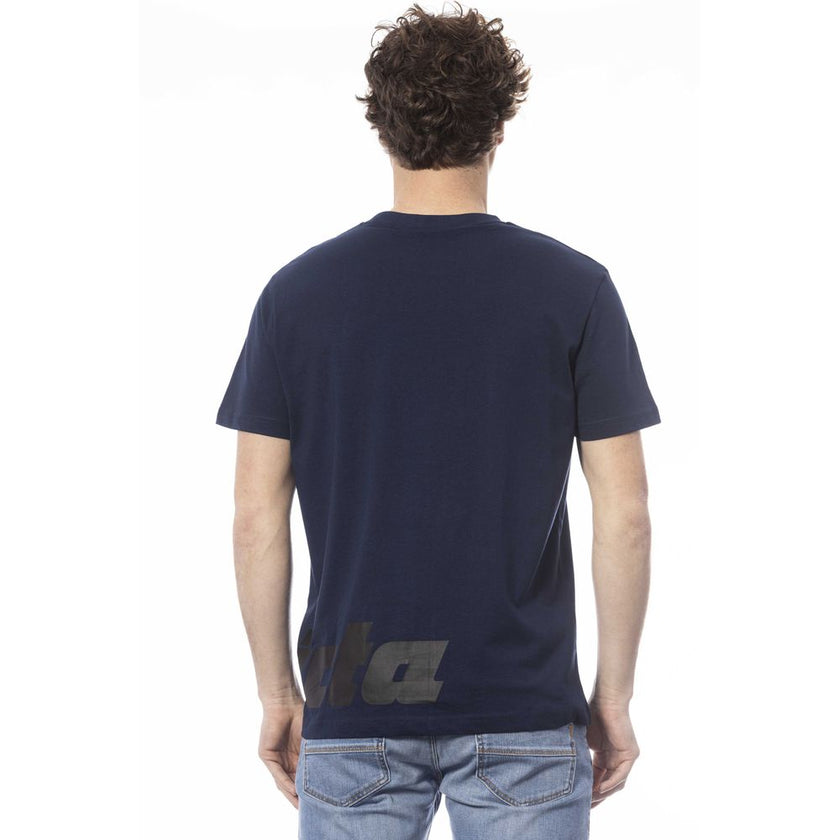 Invicta Blu Baumwoll-T-Shirt für Herren