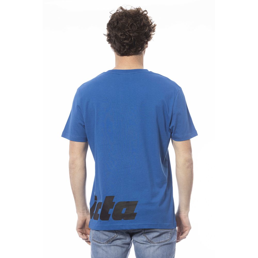 Invicta Blu Baumwoll-T-Shirt für Herren