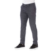 Trussardi Schwarze Herrenhose aus Baumwolle