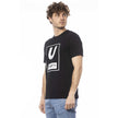 Ungaro Sport Schwarzes Baumwoll-T-Shirt für Herren