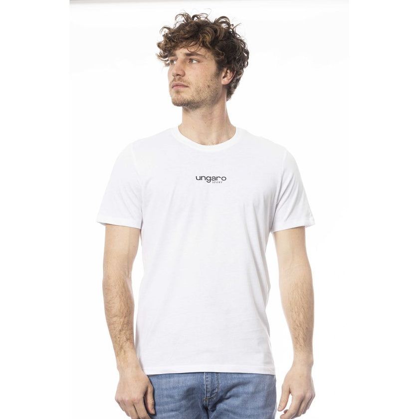 Ungaro Sport Weißes Baumwoll-T-Shirt für Herren