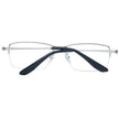 BMW Brille aus silbernem Metall (Fassung)