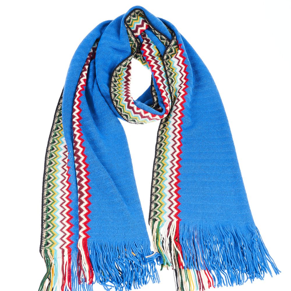 Missoni Blauer Nylonschal