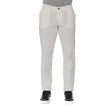 Trussardi Jeans Herrenjeans aus weißer Baumwolle