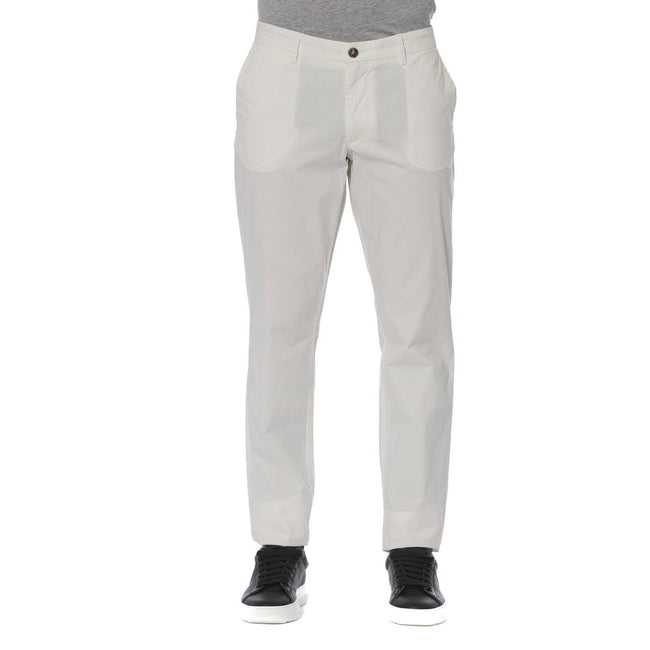Trussardi Jeans Herrenjeans aus weißer Baumwolle