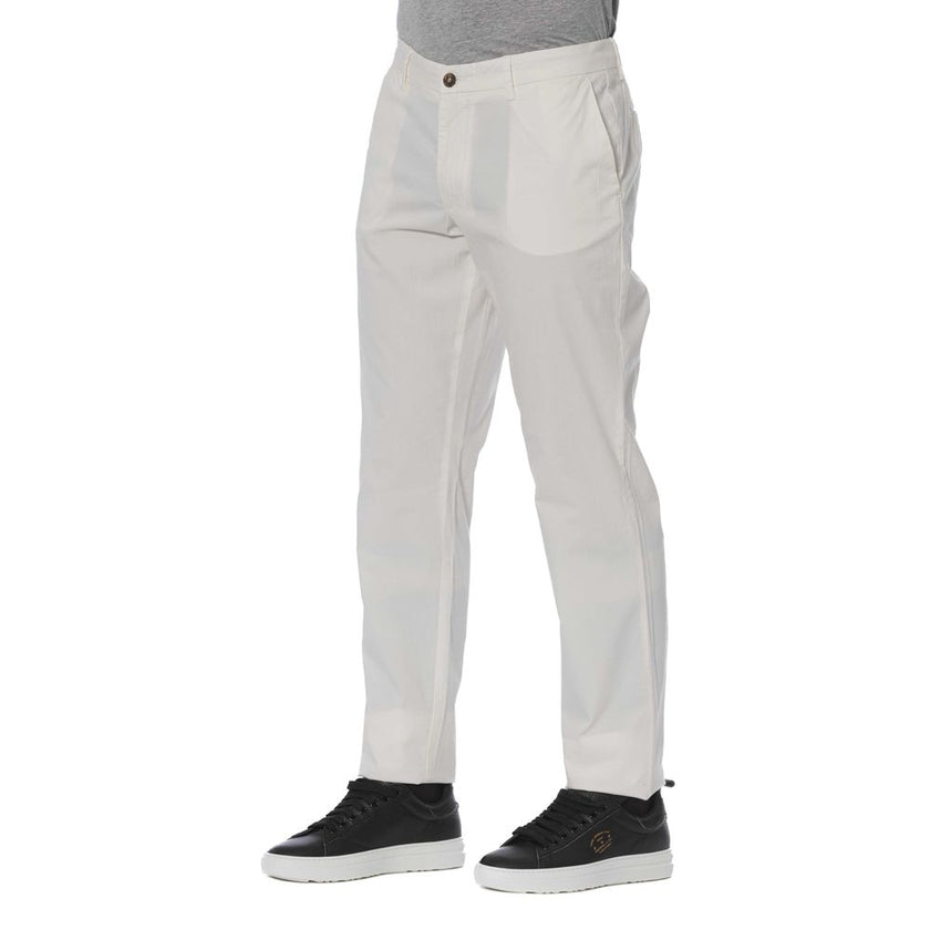 Trussardi Jeans Herrenjeans aus weißer Baumwolle