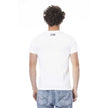 Cavalli Class Weißes Baumwoll-T-Shirt für Herren