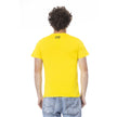 Cavalli Class Herren T-Shirt aus gelber Baumwolle