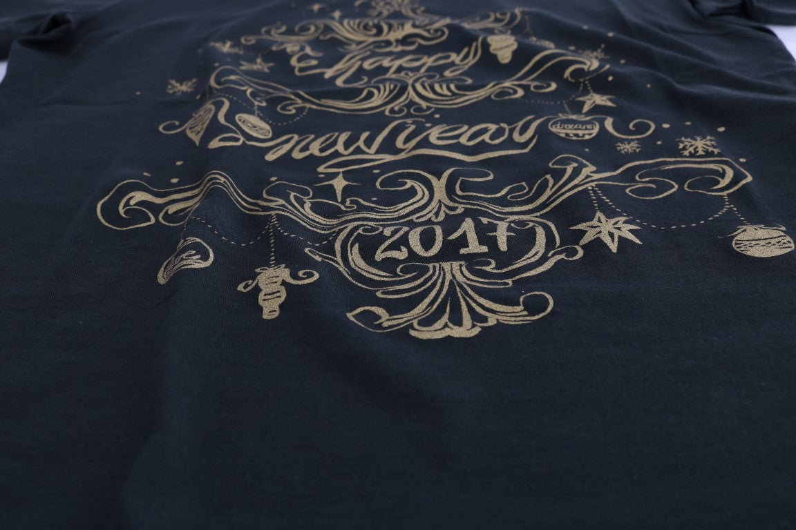 Dolce & Gabbana Green Cotton 2017 Motif T-Shirt