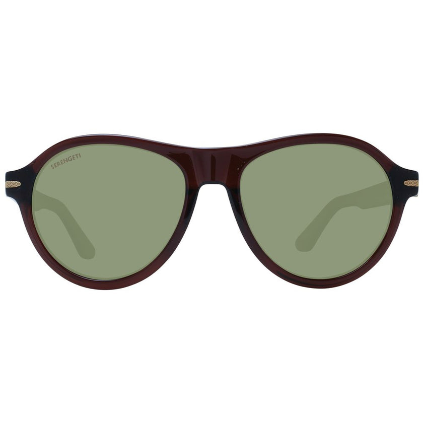 Serengeti Braune Sonnenbrille aus Acetat