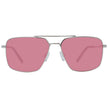 Serengeti Sonnenbrille aus silbernem Metall