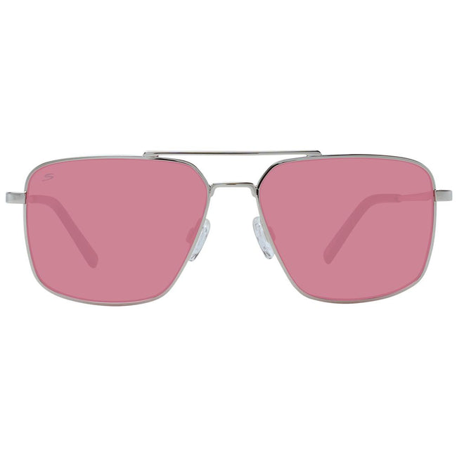 Serengeti Sonnenbrille aus silbernem Metall