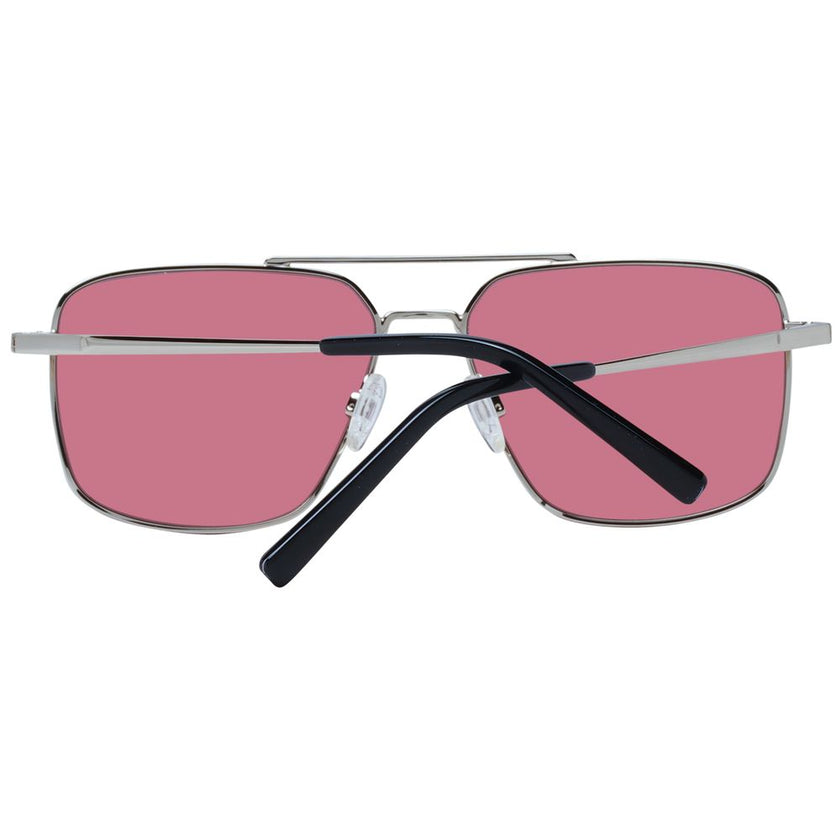 Serengeti Sonnenbrille aus silbernem Metall