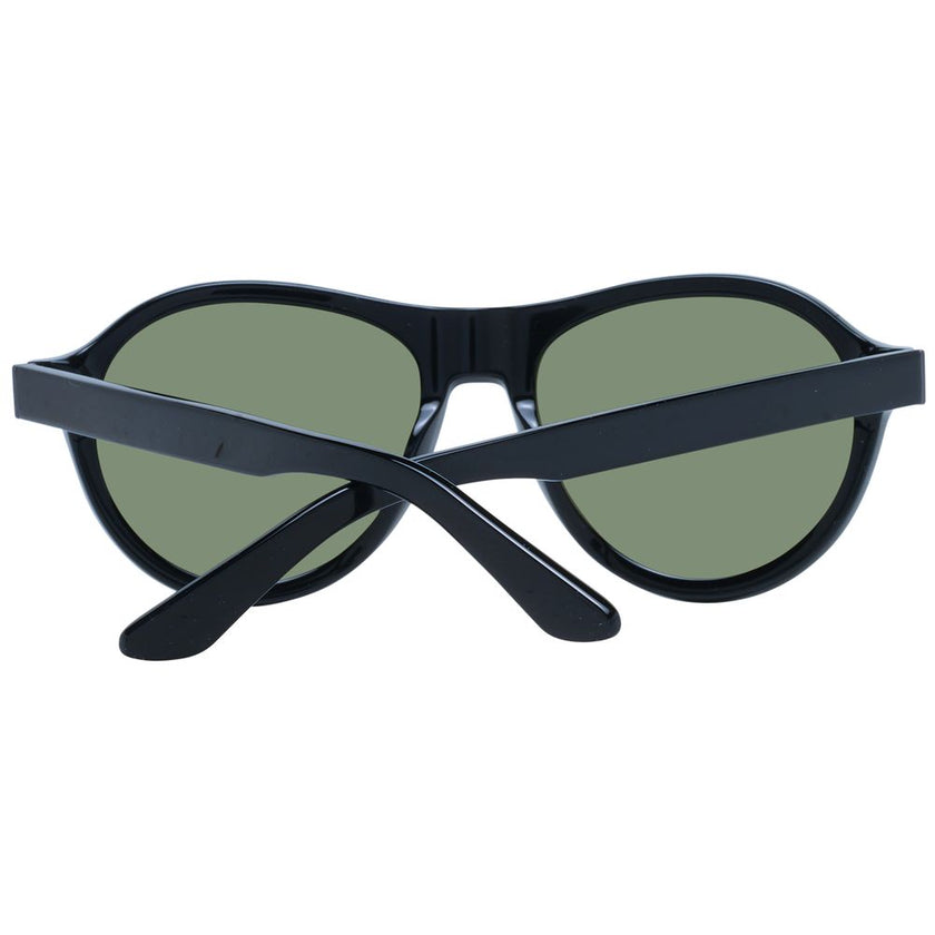 Serengeti Schwarze Sonnenbrille aus Acetat