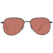 Serengeti Schwarze Sonnenbrille aus Metall