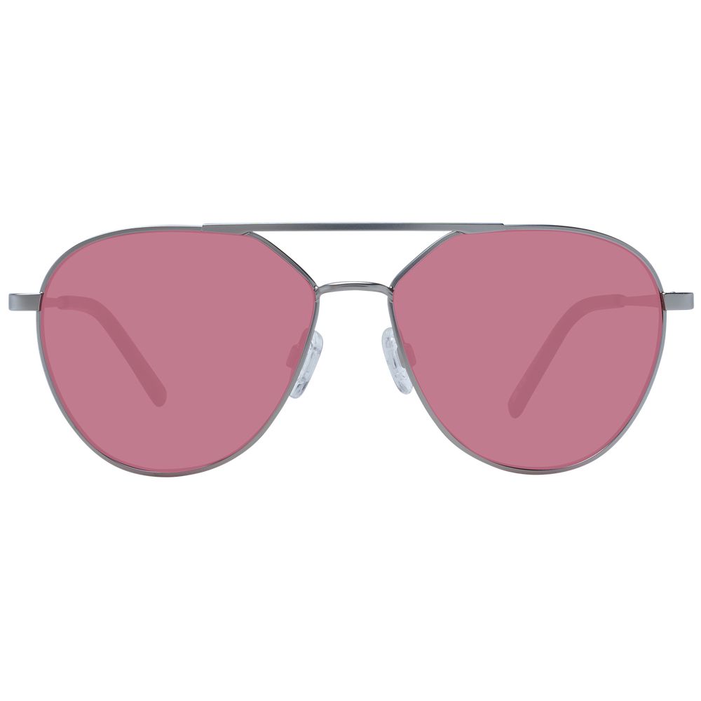 Serengeti Sonnenbrille aus silbernem Metall