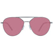 Serengeti Sonnenbrille aus silbernem Metall