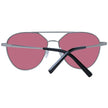 Serengeti Sonnenbrille aus silbernem Metall