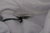Daniele Alessandrini Weißer Pullover Hodded Baumwollpullover
