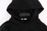Daniele Alessandrini Schwarzer Gym Casual Baumwollpullover mit Kapuze