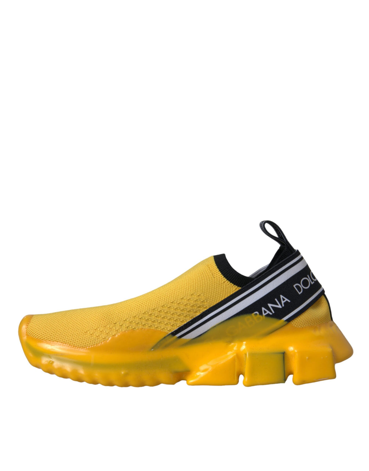 Dolce & Gabbana Yellow Sorrento Slip-On Sneakers Women's Shoes