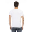 Trussardi Action Weißes Baumwoll-T-Shirt für Herren