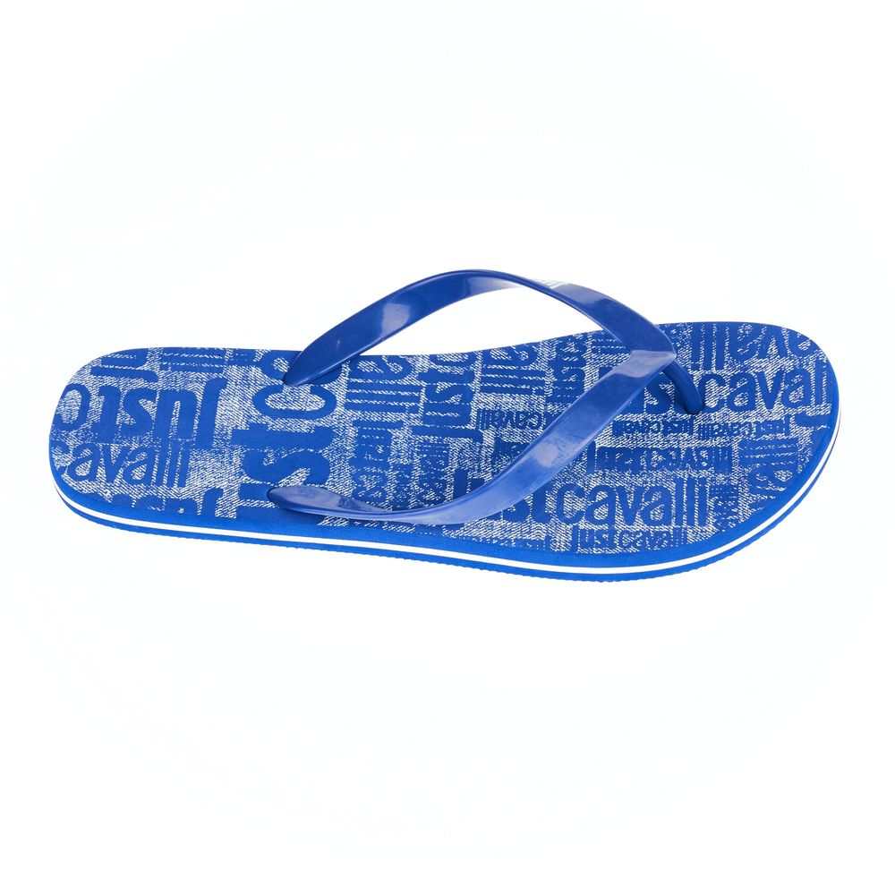 Just Cavalli Hellblaue EVA Herren-Sandale