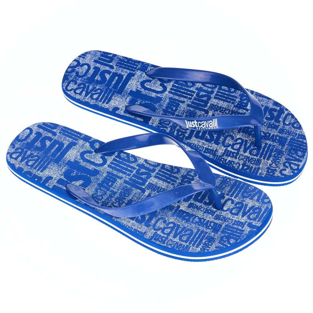 Just Cavalli Hellblaue EVA Herren-Sandale