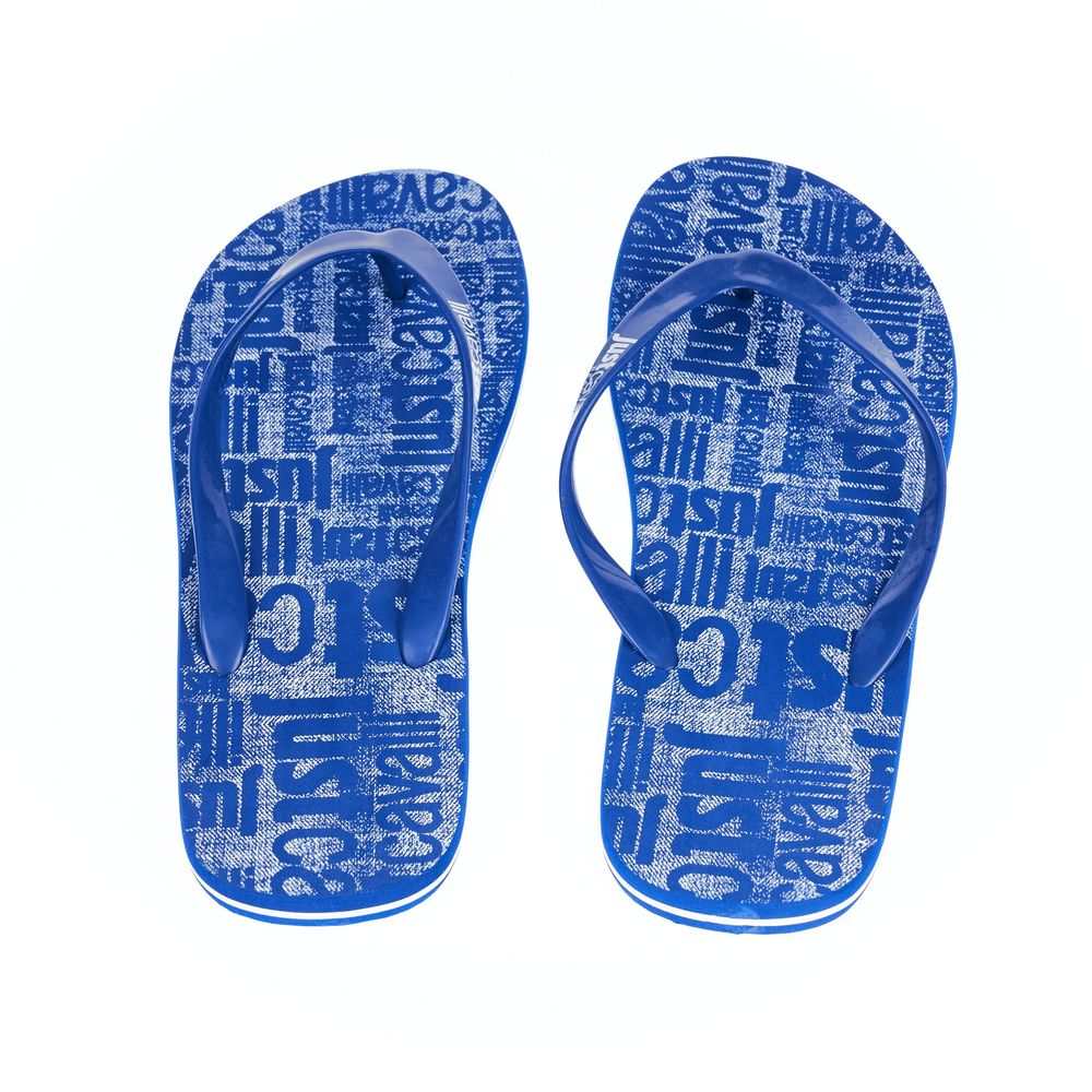 Just Cavalli Hellblaue EVA Herren-Sandale