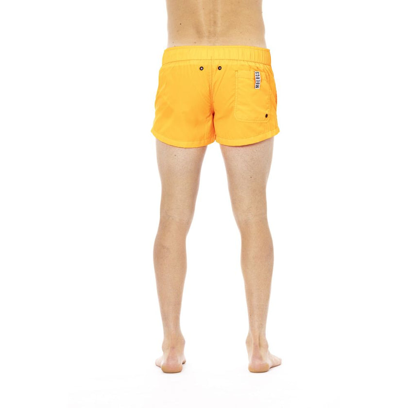 Bikkembergs Orange Polyamid-Badehose für Herren