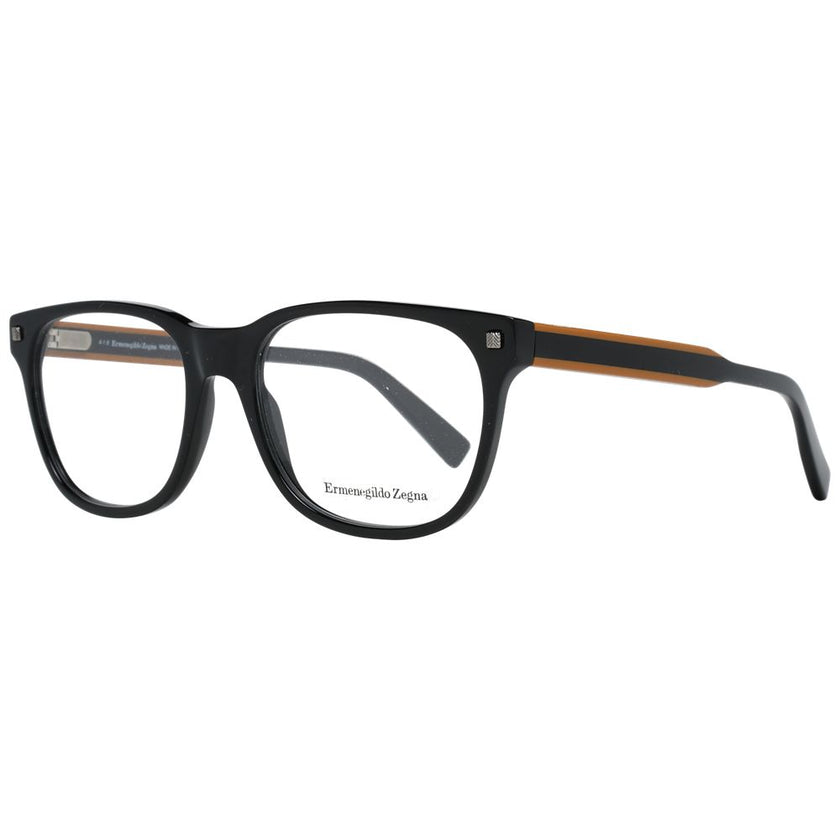 Ermenegildo Zegna Schwarze Kunststoffbrille (Gestell)