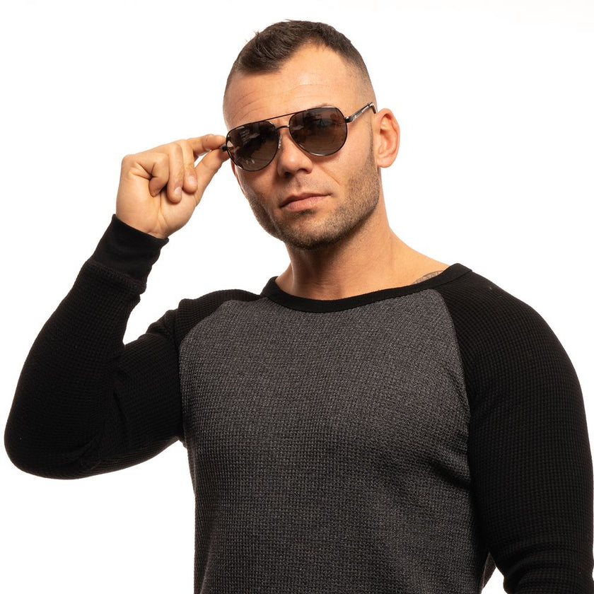 Guess Graue Sonnenbrille aus Metall