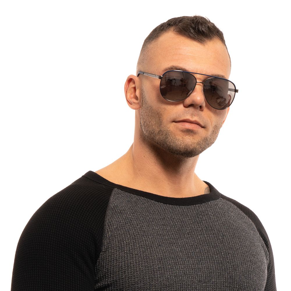 Guess Graue Sonnenbrille aus Metall