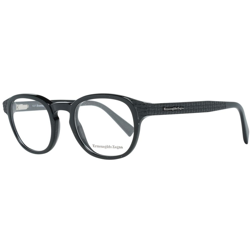 Ermenegildo Zegna Schwarze Kunststoffbrille (Gestell)