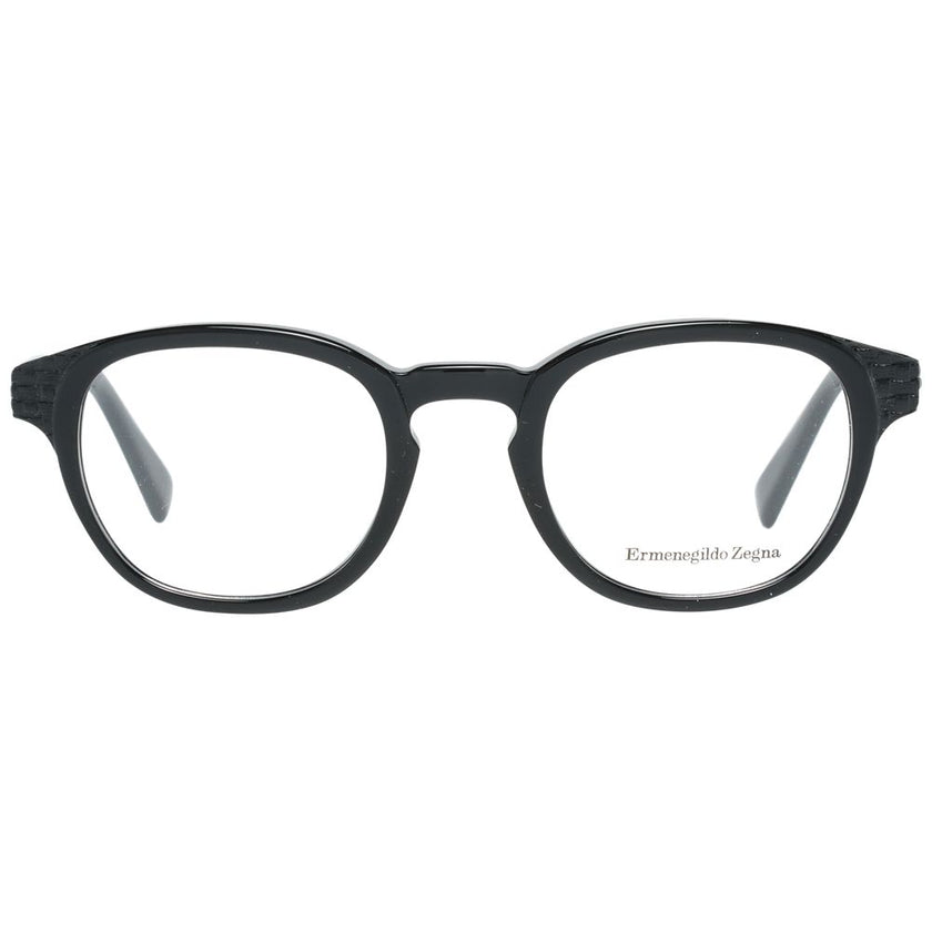 Ermenegildo Zegna Schwarze Kunststoffbrille (Gestell)